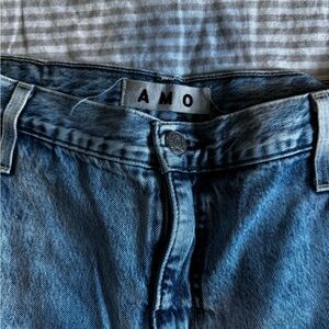 AMO Women's Blue Denim Jeans